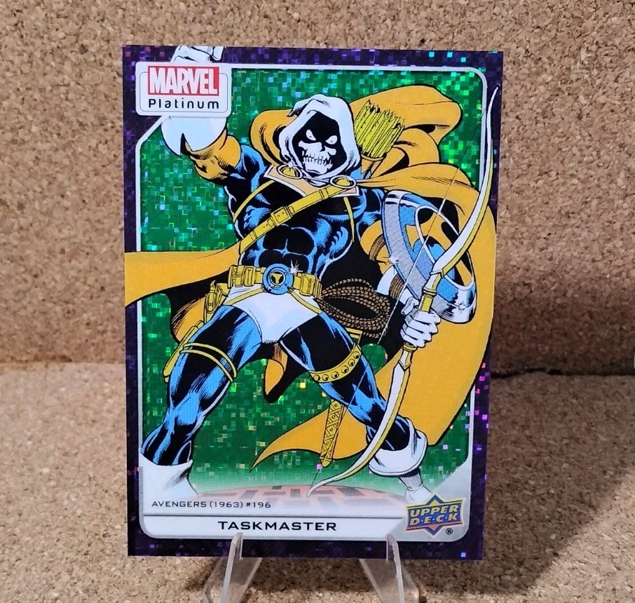 2023 Marvel Platinum PURPLE PIXELS  Taskmaster #125  /35 High Series