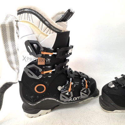 Men's Salomon X-Pro 100 W Energyzer Ski Boots Stiff Flex Custom 24.5