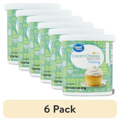 Cream Cheese Frosting Tub White Icing for Cakes Cupcakes Baking 16 oz