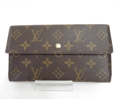 Auth LOUIS VUITTON Monogram Porte Tresor International Trifold Wallet U#54379
