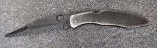 Unusual Mystery Spyderco 1st Generation Police "police model" NO bevel