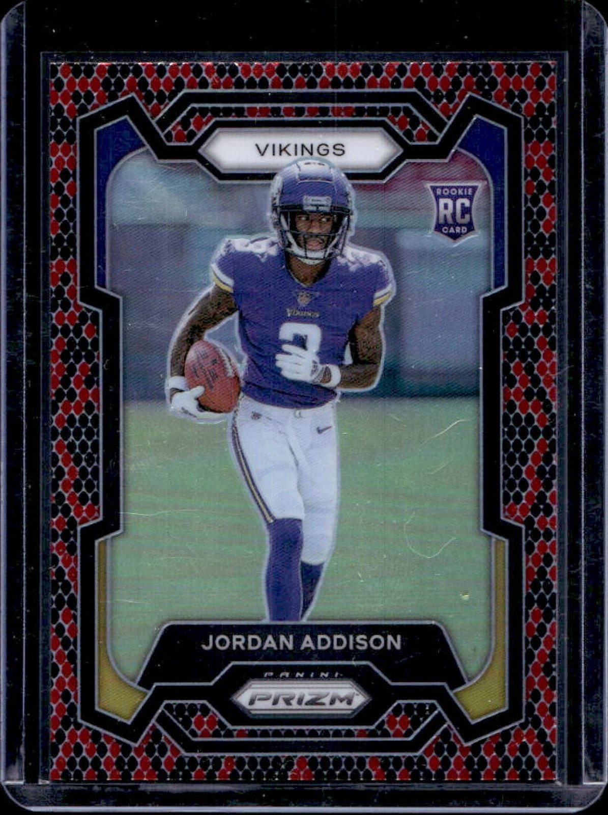 2023 Prizm Jordan Addison RC Snakeskin Rookie #368 Vikings
