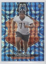 2024 Panini Mosaic Rookies Reactive Blue Mosaic Prizm Amarius Mims #318 1h63