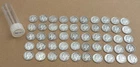 One roll of 50 ~ 1945 P-D-S MERCURY SILVER DIMES 10c Coins ~ Circulated FN / VF