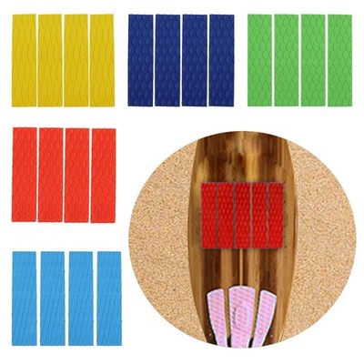 4x Surfbrett Traktion Pads Non Slip Deck Grip Pad für Longboard Skimboard RV