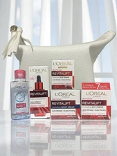 Loreal Paris Revitalift Anti-Wrinkle & Extra Firming Routine  5 PCS + Pouch