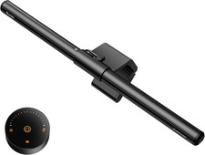 Monitor Light Bar with Remote, Fit for Curved Monitors/Camera Base, Eye-Care Com