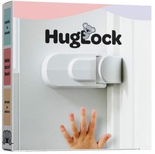 Huglock - The Snap-On Door Lock Kids Can't Reach or Defeat - No Tools or Adhesiv
