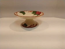 Vintage Franciscan Apple Pattern 8" Footed Compote Fruit Stand Bowl USA Mark