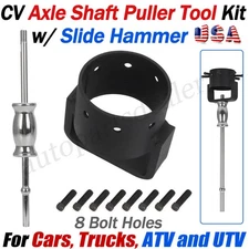 3.7" CV Axle Shaft Puller Removal Tool w/ Slide Hammer 8-Holes For Car Truck UTV