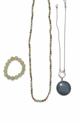 Statement Beaded Jewelry Lot   Ocean Ethereal Style