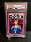 Jaxson Dart RC 2025 Mosaic Pink Fluorescent Notoriety PSA 10 💎 MNT - NY GIANTS