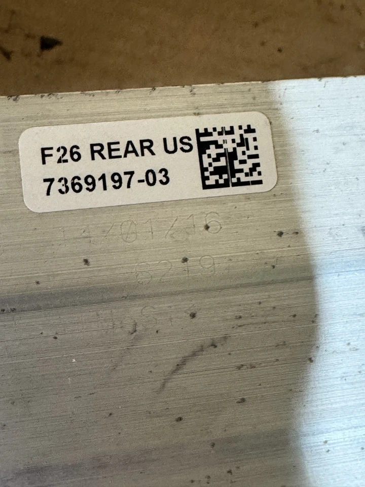 Усилитель заднего бампера 2011 2012 2013 2014 2015 2016 BMW X3 X4 F25 F26 от оригинального производителя - Изображение 4 из 4