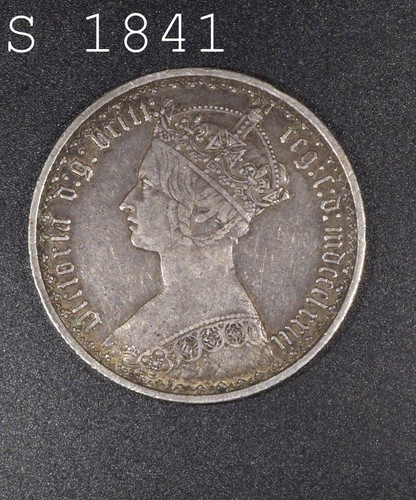 1873 Great Britain One Florin Silver "VF+"