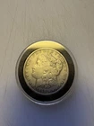 1898 Silver Morgan Dollar - Scarce  High Grade  Not Gold Tone In Capsule
