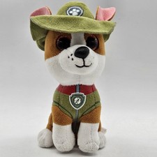Ty Beanie Boos Tracker Paw Patrol Plush Small Brown Green Big Eyes With Tag