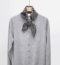 70 cashmere 30 silk flowers double side printed square Wrap shawl 63X63cm new