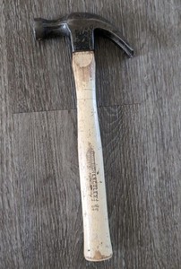 Vintage Stanley Hercules 16oz Straight Claw Hammer Wood Handle USA