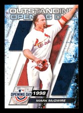 2021 Topps Opening Day #OOD-8 Mark McGwire Outstanding Opening Day Cardinals