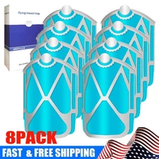 8 Pack Flying Insect Trap Refill Cartridges Compatible with Zevo M364 and Max