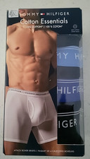 New Tommy Hilfiger Men's XL 40-42 Cotton Essentials Boxer Briefs 4 Pack
