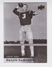 2013 Upper Deck Football Base  #3 Daryle Lamonica Notre Dame Fightin' Irish