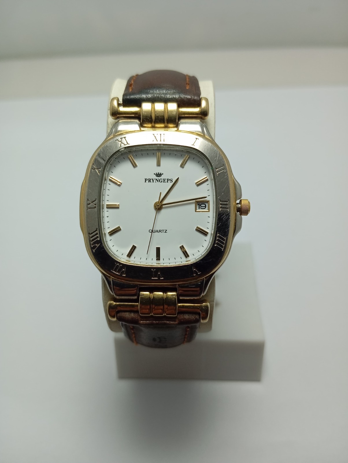 with Movement PRYNGEPS Strap Authentic Watch Quartz Japan - vintagewatches.pk