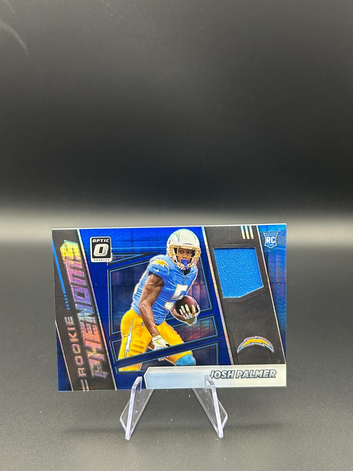 Josh Palmer Panini Donruss Optic Rookie Phenoms Horizontal Memorabilia #RPH29 Blue Hyper