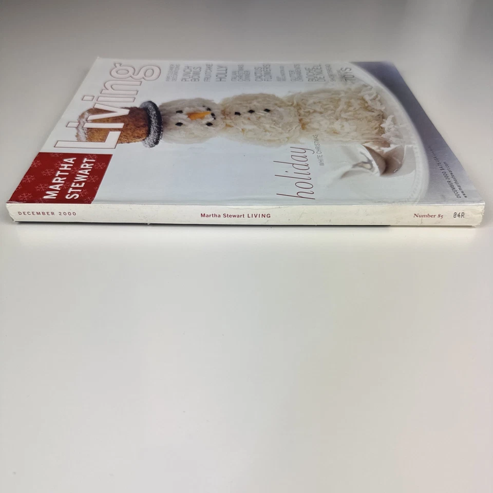 Martha Stewart Living Magazine December 2000 The Holiday White Christmas Issue - Image 3 of 4