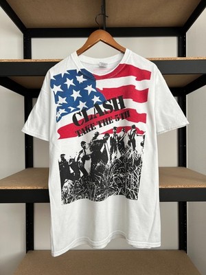 Vintage 2000s The Clash Take The 5th Fifth USA Flag Punk Band
