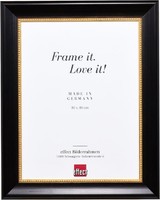 Effect Holz-Bilderrahmen Profil 95 Schwarz 42X59,4 Cm Mit Museumsglas