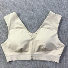 Tommie Copper Shoulder Support Sports Bra Womens XL Zip Front Activewear Gym