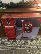 Member's Mark 5' Pre-Lit Santa Countdown Calendar - IN HAND FAST--FREE SHIPPING
