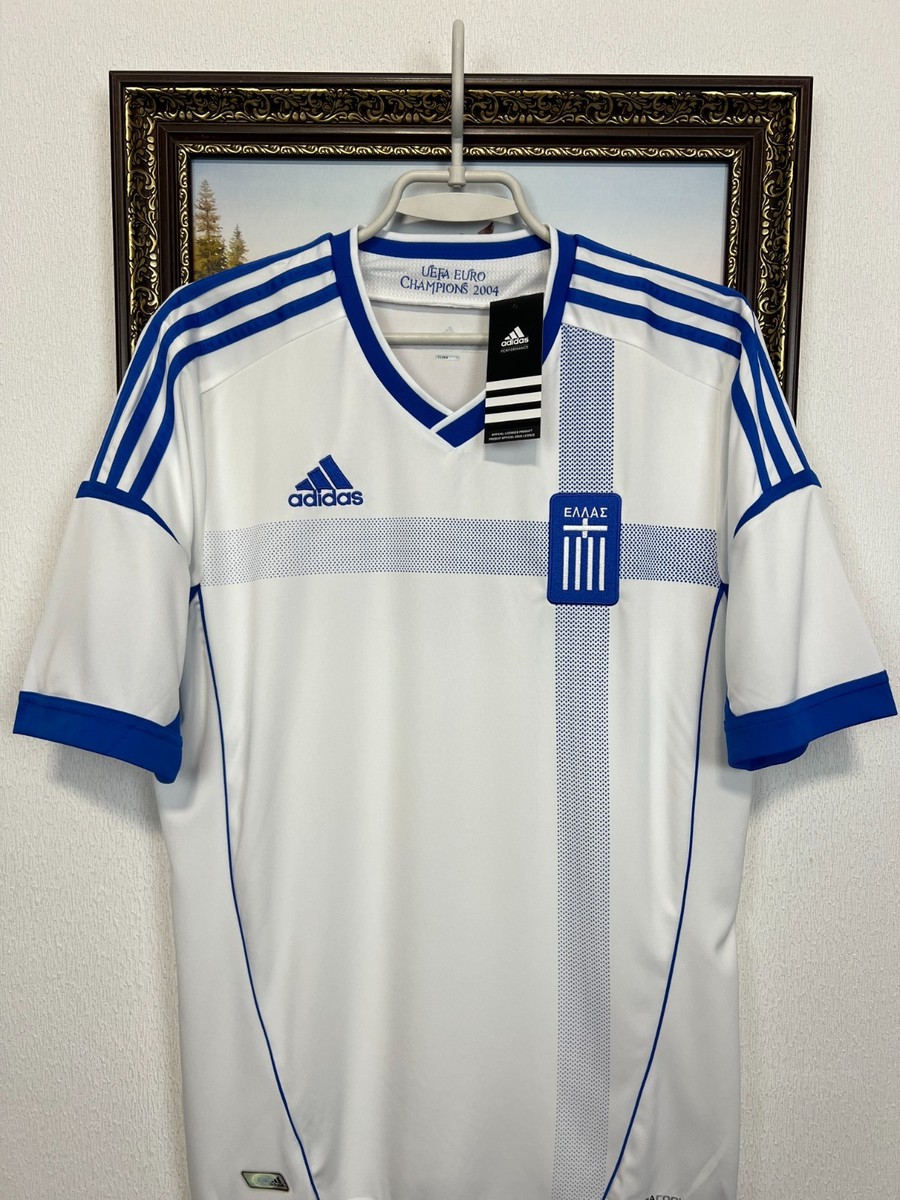 Greece Home football shirt 2012 Soccer Adidas White Jersey