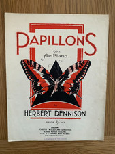 Papillons OP.I. for Piano By Herbert Dennison Sheet Music