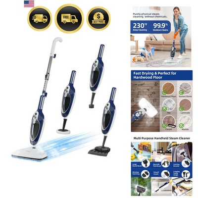 #ad Steam Mop 10 in 1 Floor Steamer Detachable MultiPurpose Handheld Steam Clea... $112.25