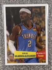 2025-26 TOPPS NBA LIVING SET Card #7 Shai Gilgeous-Alexander MVP Thunder