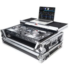 Pro X Flight Case For RANE ONE DJ Controller w/Laptop Shelf, 1U Rack,  Wheels