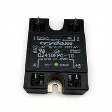 Crydom Solid State Relay D2410FPG-10 Black 4.5-32VDC Input 240V 10A Out Qty 1