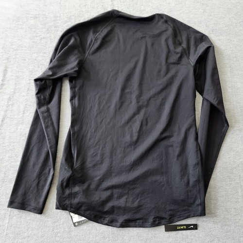 Nike Pro Dri-FIT Long Sleeve Compression Shirt Black Men’s Size Small Slim Fit - Picture 4 of 4