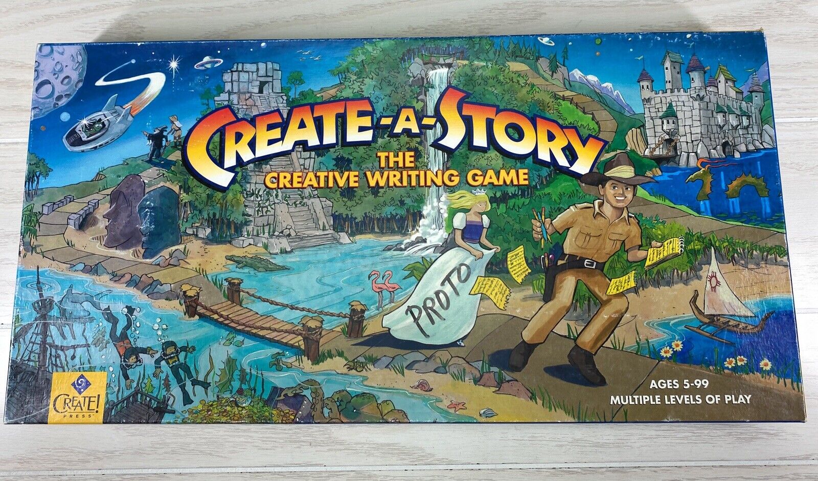 Creativity-Encouraging Board Games : Story Creator board game