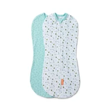 SwaddleMe by Ingenuity Compression Baby Swaddle Pod, Two-Way Zipper for Easy ...