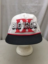 trucker hat baseball cap Vintage Snapback Mesh Big Iron IX braided Trim Retro
