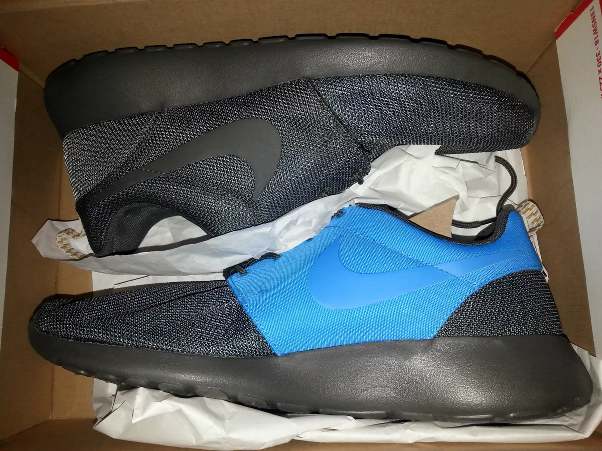 Nike roshe run noir et bleu top