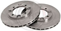 2X A.B.S. 16091 Bremsscheibe Vorne FüR Mitsubishi