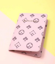Pink Monogram Passport Holder, Pink Passport Holder, Designer Inspired 