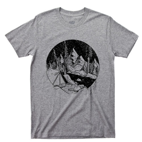 T-Shirt Camping Great Outdoors Bergwandern Fluss Appalachen Trail Trek T-Shirt - Bild 4 von 16