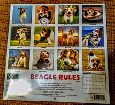 BEAGLE RULES 2021 Wall Calendar 12" x 12"