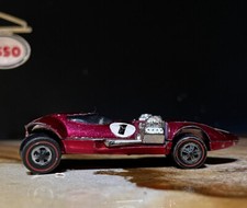 Hot Wheels Twin Mill, 1969, Redlines, Spectraflame Red -Made in USA