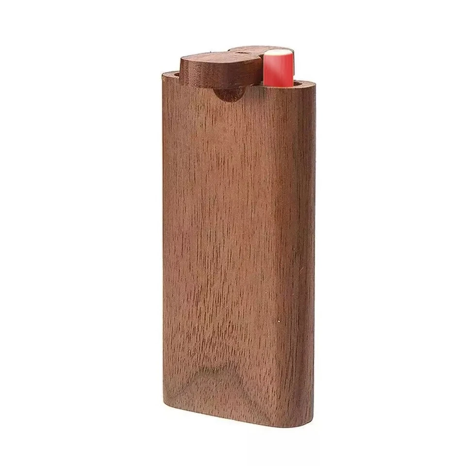 Pipa de madera Dugout autolimpiante metal murciélago póker pipa para fumar kit de un bateador EE. UU. Foto 4 de 4